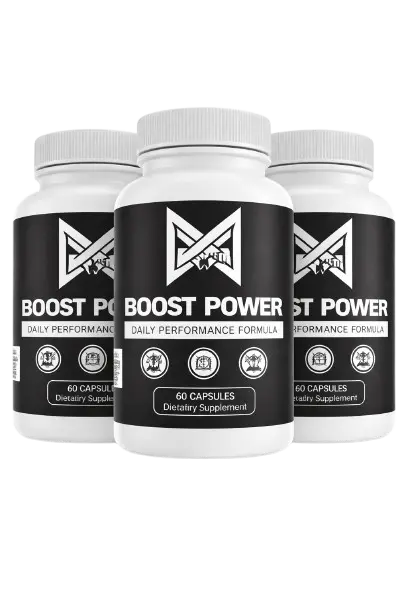Boost Powere Male Vitality Support Supplement Bottle